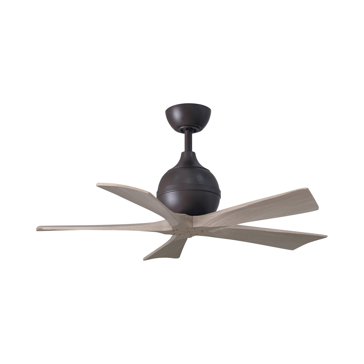 Irene Ceiling Fan in Textured Bronze/Gray Ash(5-Blade/42-Inch).