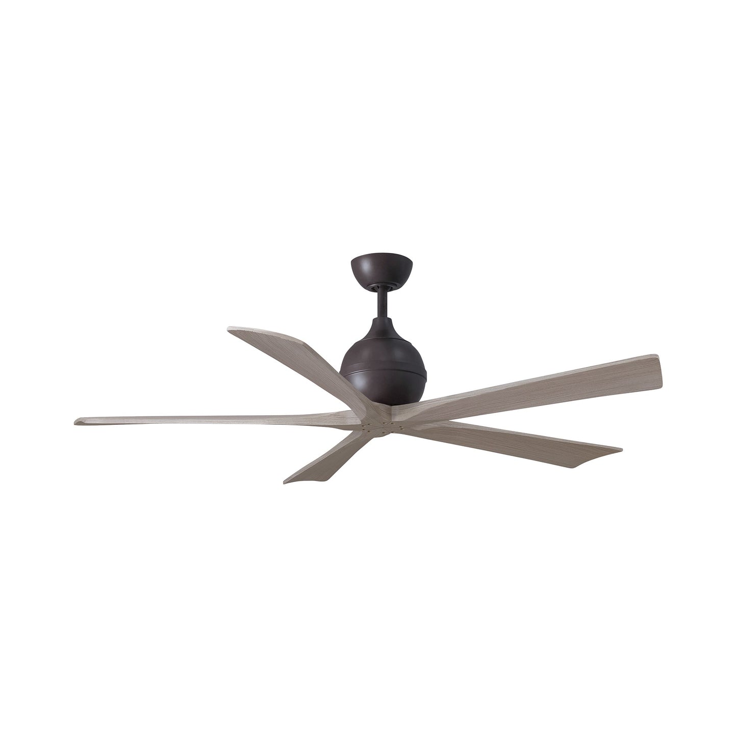 Irene Ceiling Fan in Textured Bronze/Gray Ash(5-Blade/60-Inch).