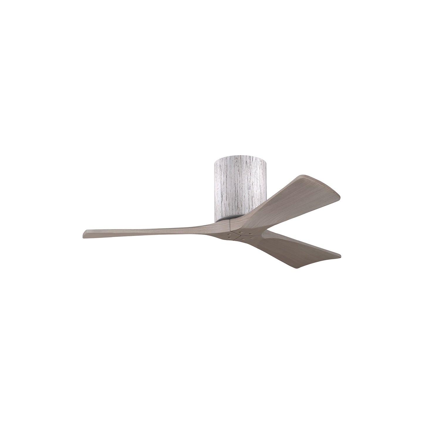 Irene IR3H Indoor / Outdoor Flush Mount Ceiling Fan in Barn Wood/Gray Ash (42-Inch).