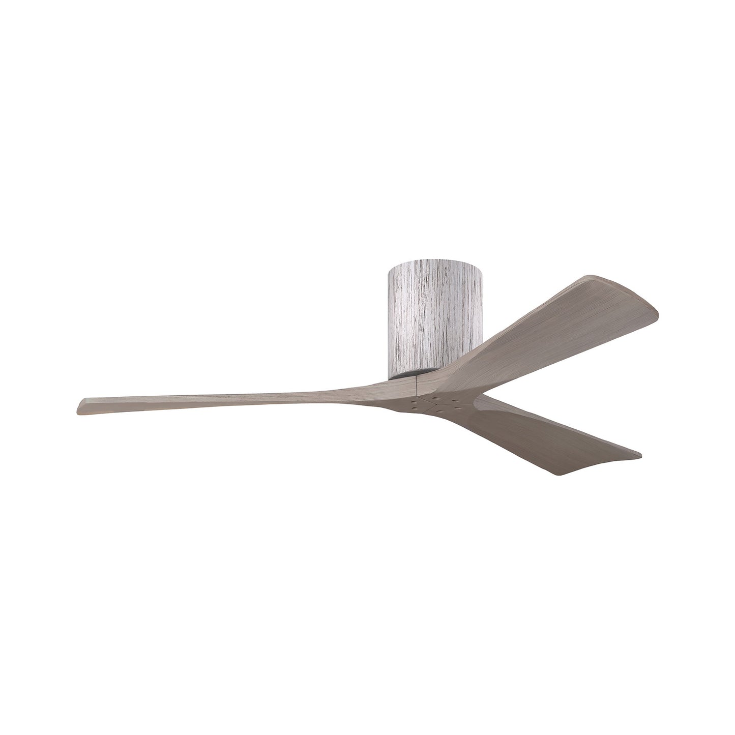 Irene IR3H Indoor / Outdoor Flush Mount Ceiling Fan in Barn Wood/Gray Ash (52-Inch).