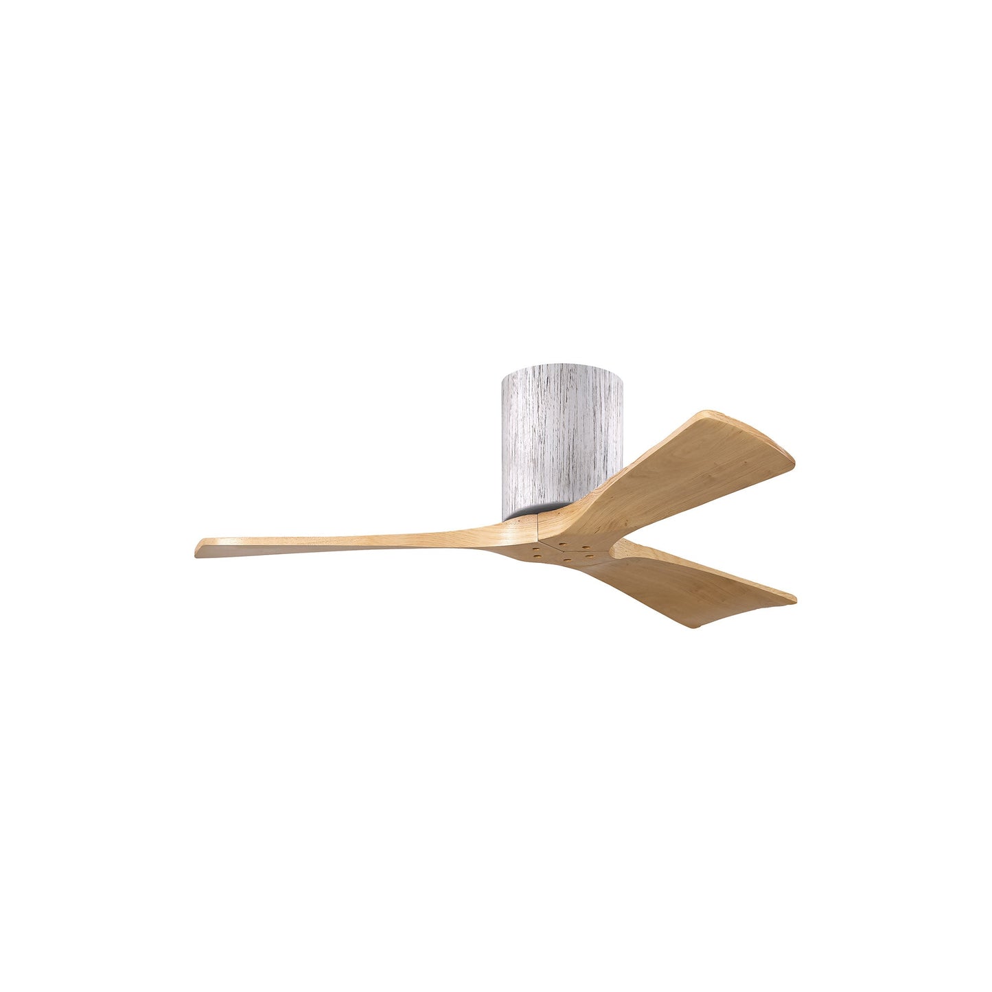 Irene IR3H Indoor / Outdoor Flush Mount Ceiling Fan in Barn Wood/Light Maple (42-Inch).