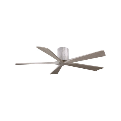 Irene IR5H Flush Mount Ceiling Fan in Barn Wood/Gray Ash (60-Inch).