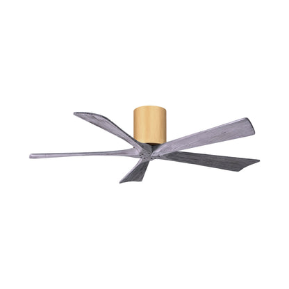 Irene IR5H Indoor / Outdoor Ceiling Fan in Light Maple/Barn Wood (52-Inch).