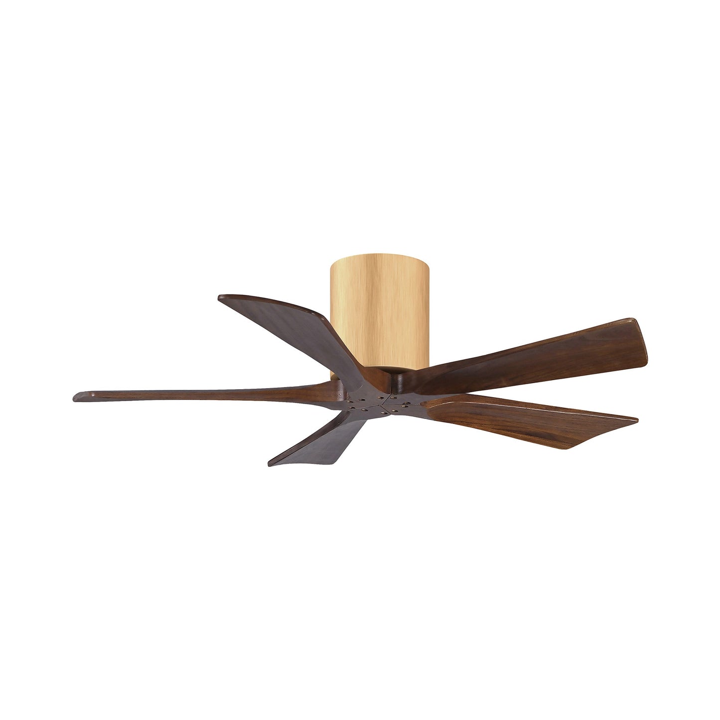 Irene IR5H Indoor / Outdoor Ceiling Fan in Light Maple/Walnut (42-Inch).