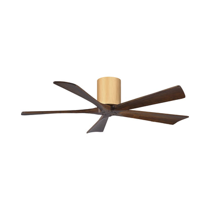 Irene IR5H Indoor / Outdoor Ceiling Fan in Light Maple/Walnut (52-Inch).