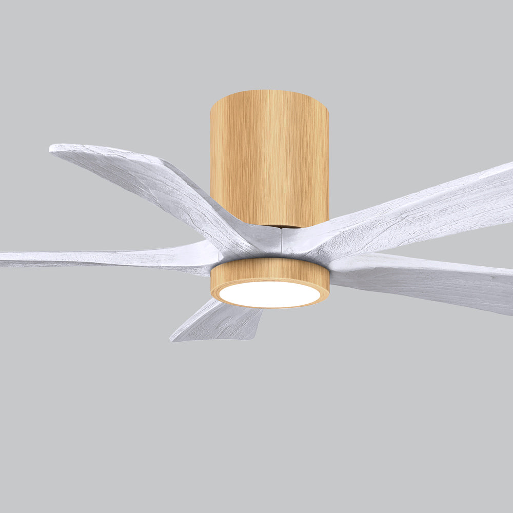 Irene IR5HLK 42-Inch Indoor / Outdoor LED Flush Mount Ceiling Fan in Detail.