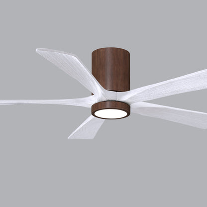 Irene IR5HLK 52-Inch Indoor / Outdoor LED Flush Mount Ceiling Fan in Detail.