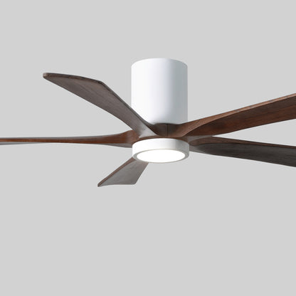 Irene IR5HLK 52-Inch Indoor / Outdoor LED Flush Mount Ceiling Fan in Detail.