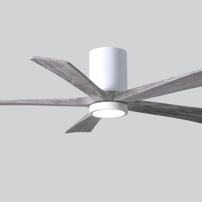 Irene IR5HLK 52-Inch Indoor / Outdoor LED Flush Mount Ceiling Fan in Detail.