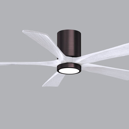 Irene IR5HLK 52-Inch Indoor / Outdoor LED Flush Mount Ceiling Fan in Detail.