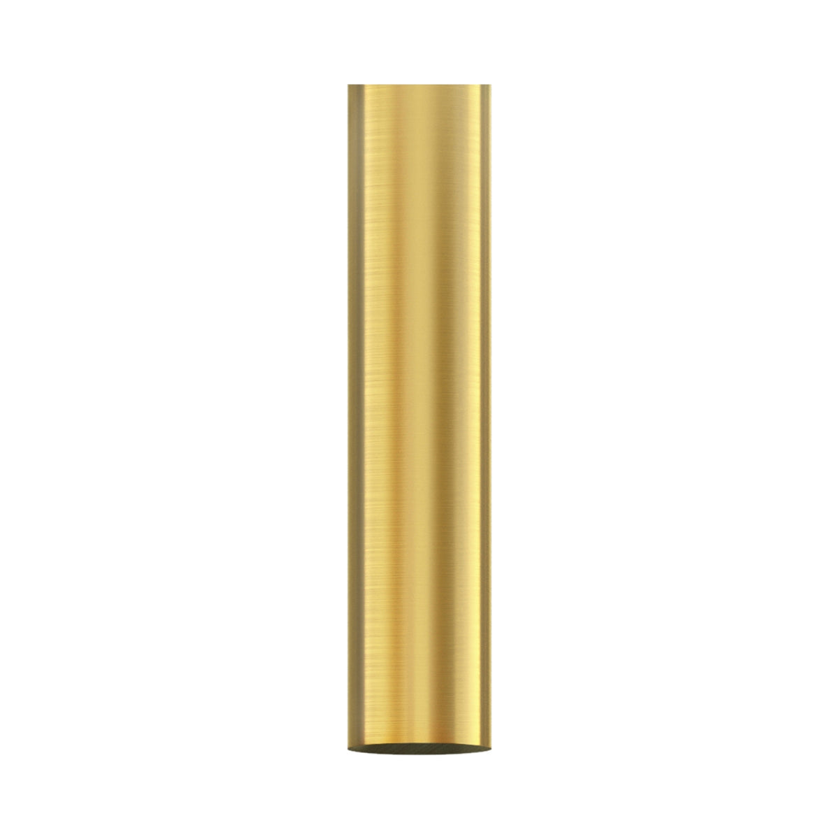 Matthews Gerbar Downrod with Coupling Cover in Brushed Brass.