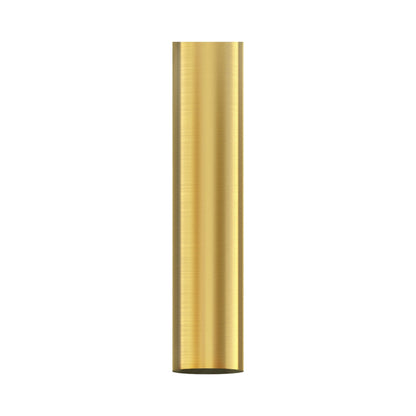Matthews Gerbar Downrod with Coupling Cover in Brushed Brass.