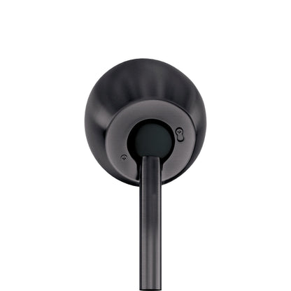 Matthews Gerbar Slant Ceiling Mount in Black Nickel.