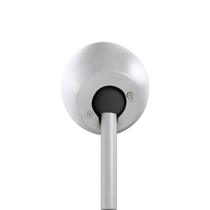 Matthews Gerbar Slant Ceiling Mount in Brushed Nickel.