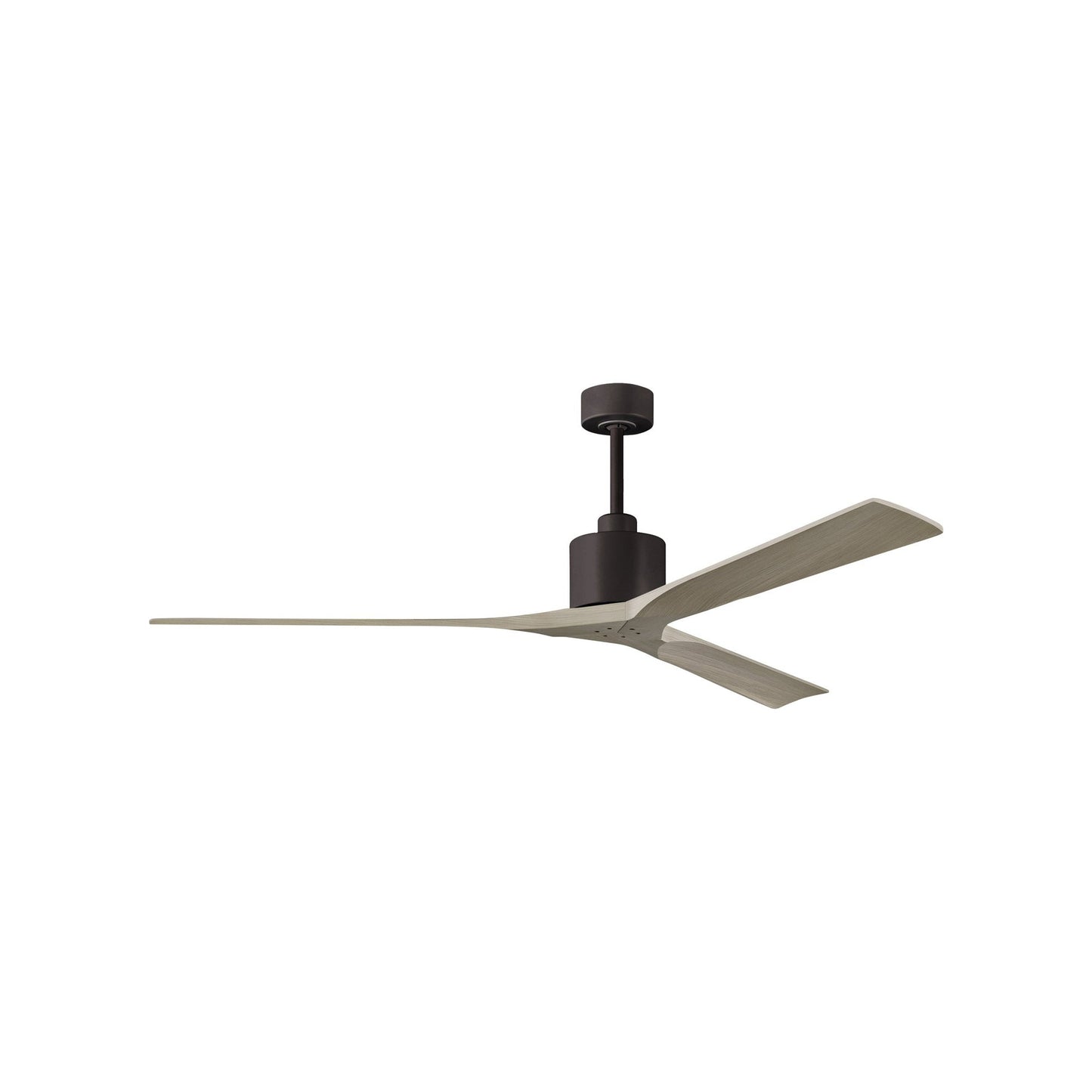 Nan XL Indoor / Outdoor Ceiling Fan in Textured Bronze/Gray Ash (72-Inch).