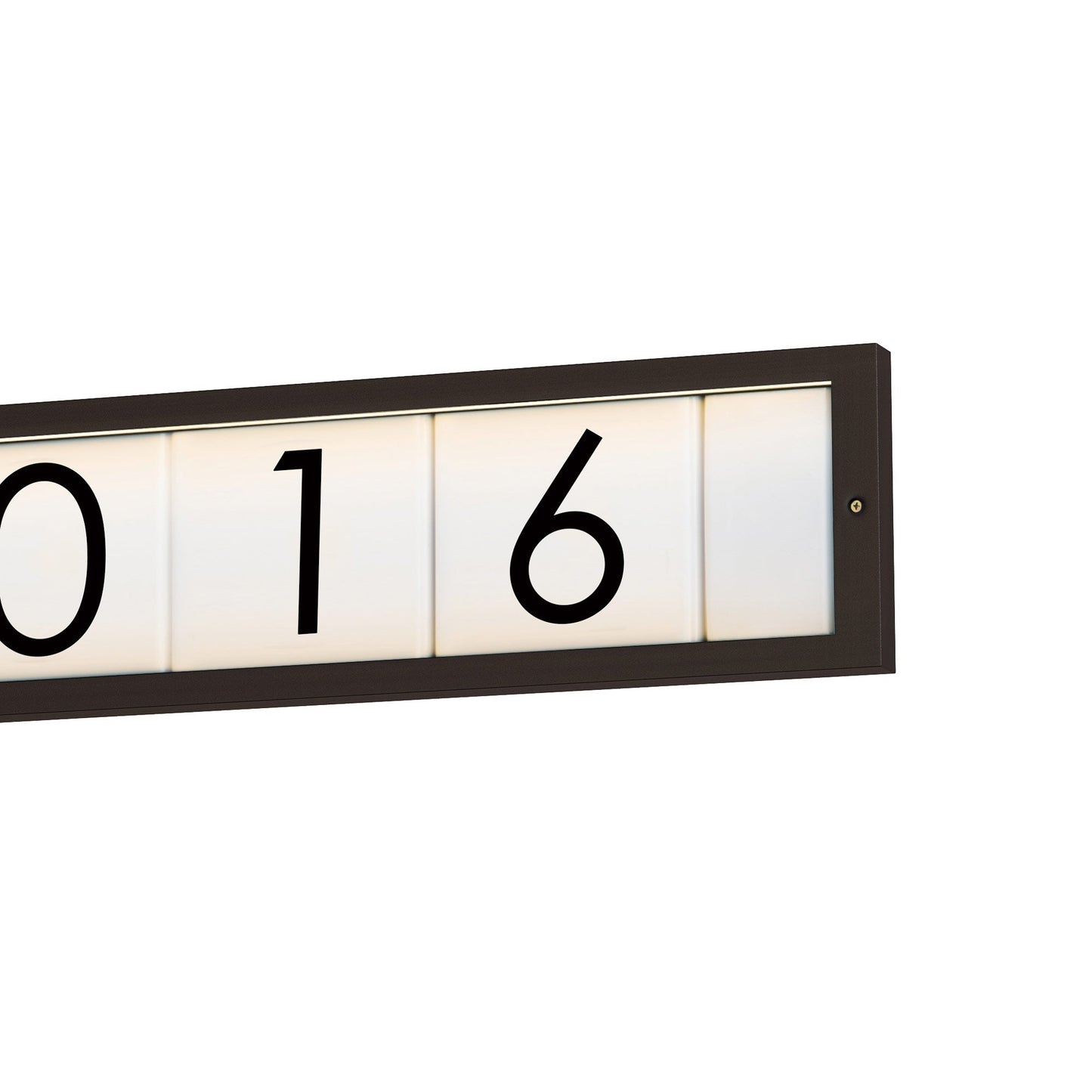 Address Outdoor LED Clean Wall Light in Detail.