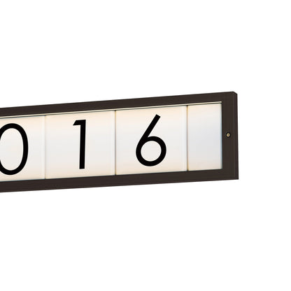 Address Outdoor LED Clean Wall Light in Detail.