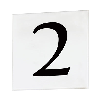 Address Outdoor Square Tile Number (2/Serif).