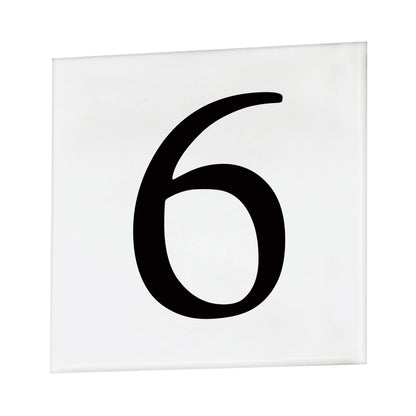Address Outdoor Square Tile Number (6 or 9/Serif).