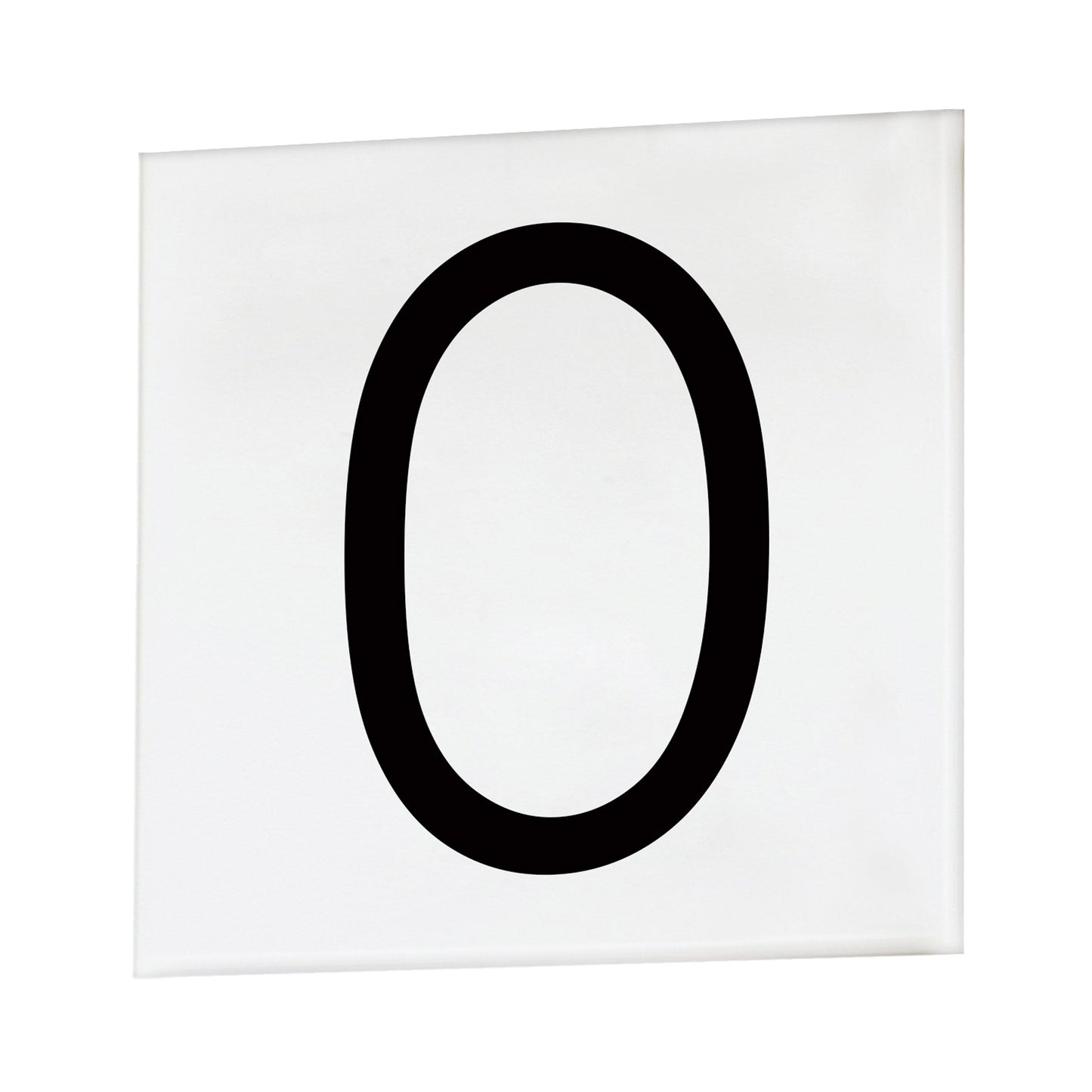 Address Outdoor Square Tile Number (0/Sans Serif).