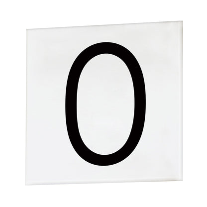 Address Outdoor Square Tile Number (0/Sans Serif).