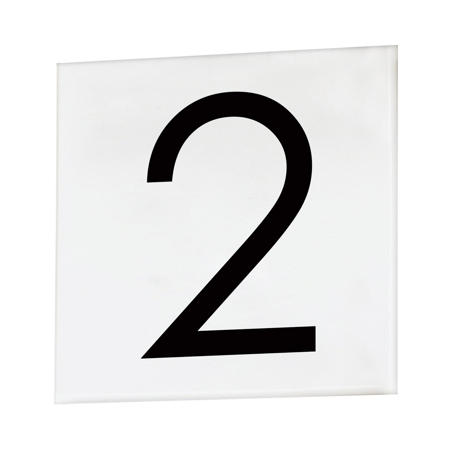 Address Outdoor Square Tile Number (2/Sans Serif).