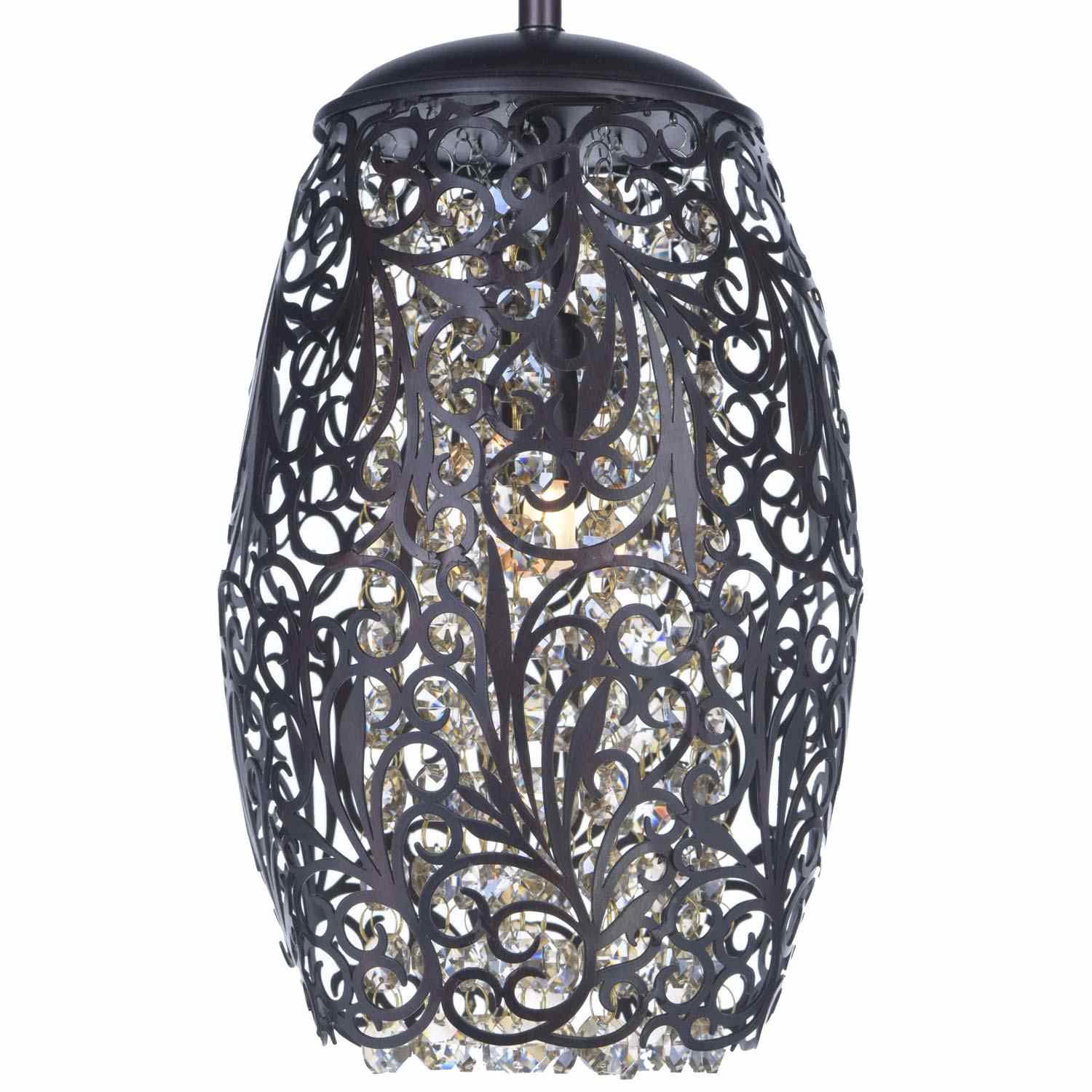 Arabesque Crystal Pendant Light in Detail.