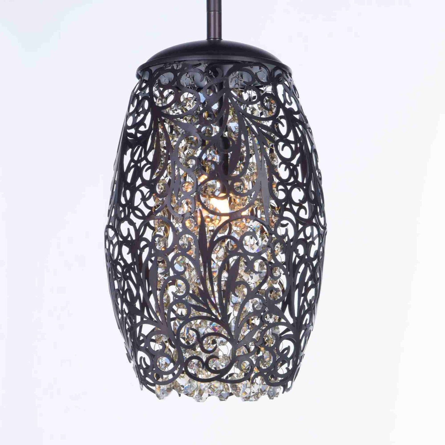 Arabesque Crystal Pendant Light in Detail.