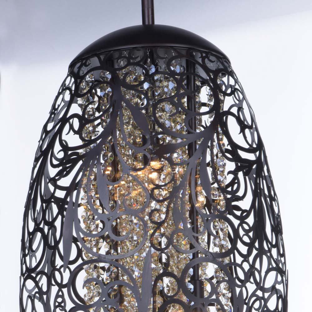 Arabesque Crystal Pendant Light in Detail.