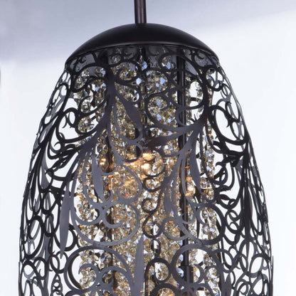 Arabesque Crystal Pendant Light in Detail.