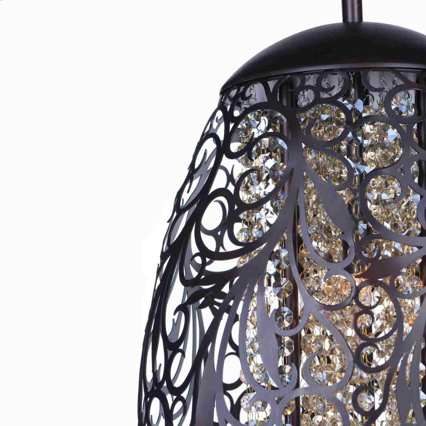 Arabesque Crystal Pendant Light in Detail.