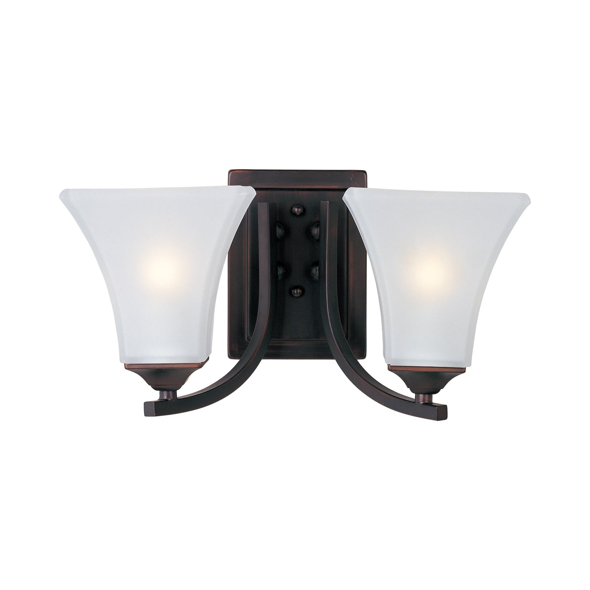 Aurora Bath Vanity Light in Oil Rubbed Bronze (2-Light).
