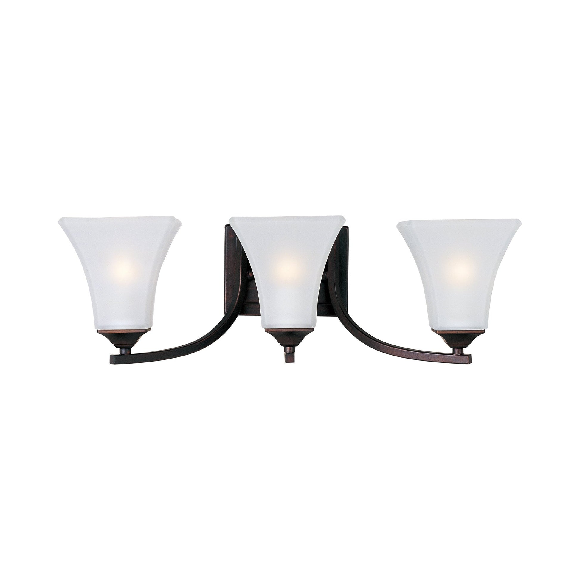 Aurora Bath Vanity Light in Oil Rubbed Bronze (3-Light).