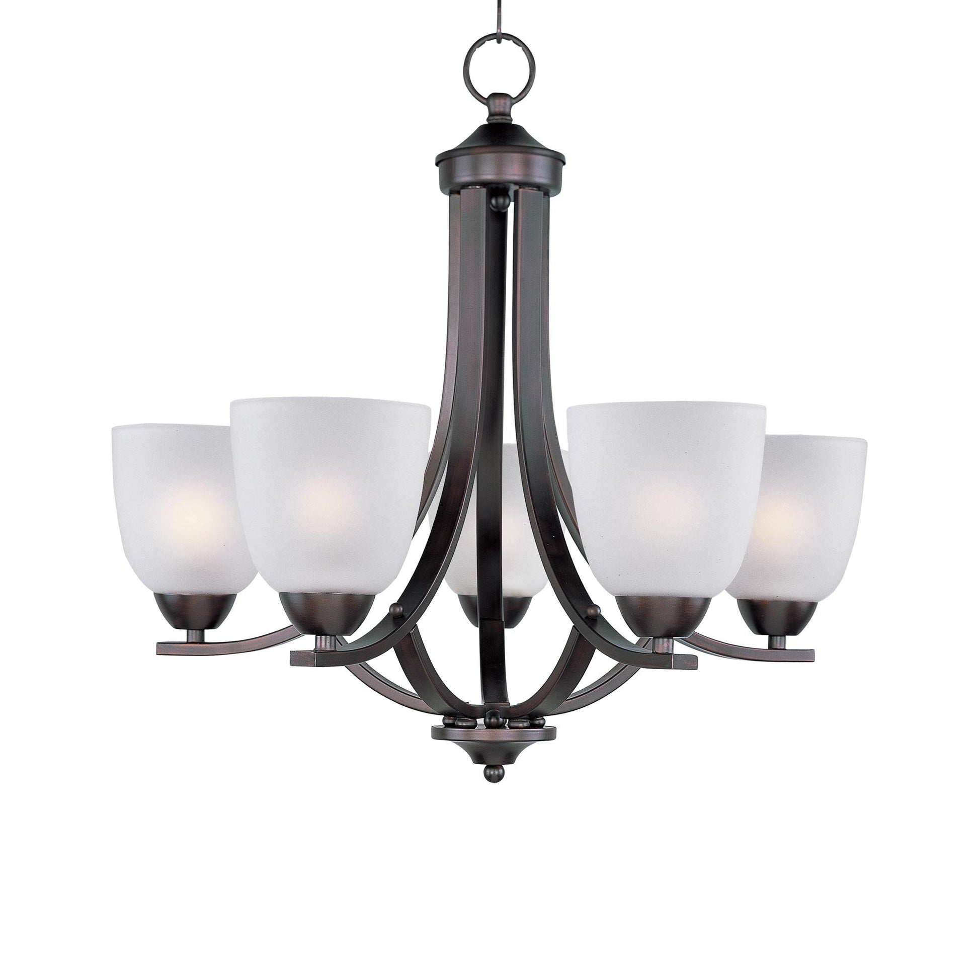 Axis Chandelier in Oil Rubbed Bronze (5-Light).