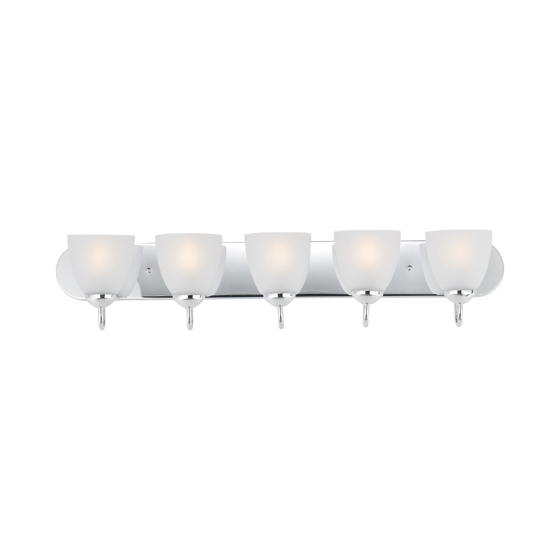 Axis Strip Bath Vanity Light in Polished Chrome (5-Light).