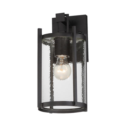 Belfry Outdoor Wall Light in Hammer glass (1-Light).