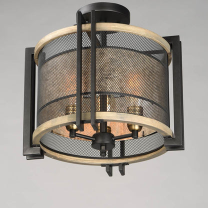 Boundry Flush Mount Ceiling Light in Detail.