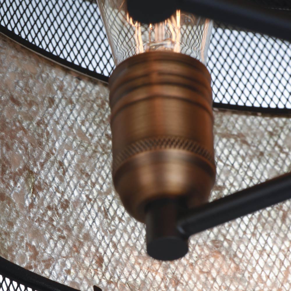 Boundry Flush Mount Ceiling Light in Detail.