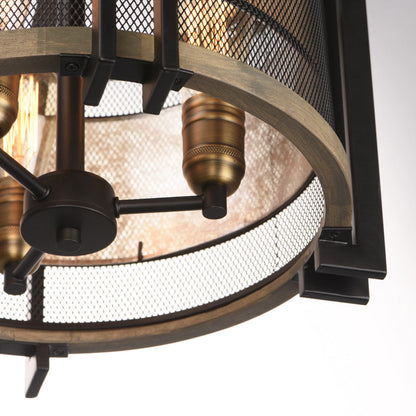 Boundry Flush Mount Ceiling Light in Detail.