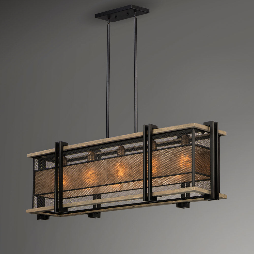 Boundry Linear Pendant Light in Detail.