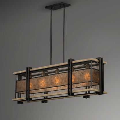 Boundry Linear Pendant Light in Detail.