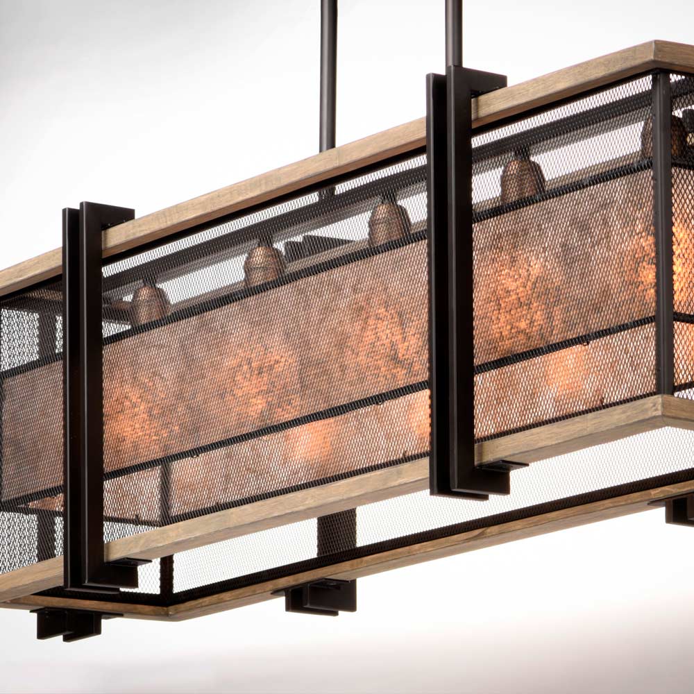 Boundry Linear Pendant Light in Detail.
