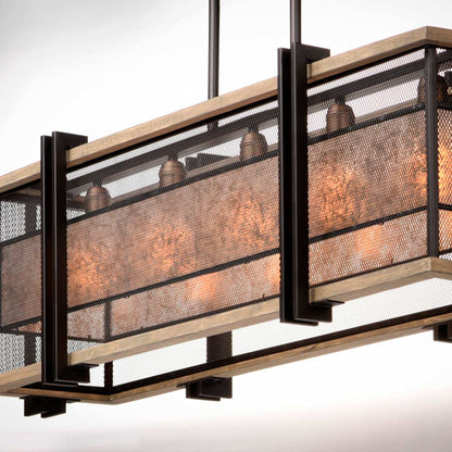 Boundry Linear Pendant Light in Detail.