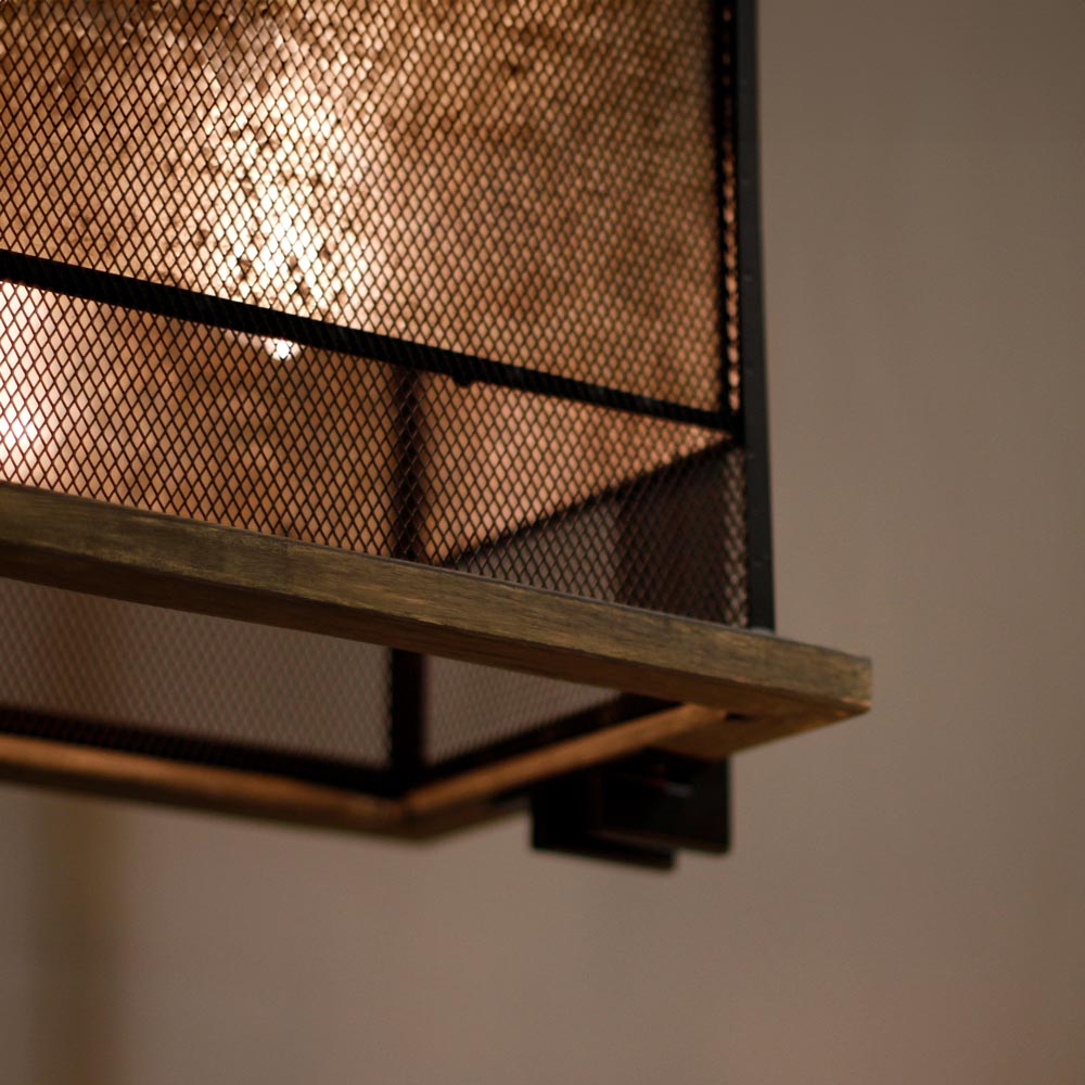Boundry Linear Pendant Light in Detail.
