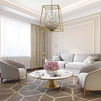 Bouquet Pendant Light in living room.