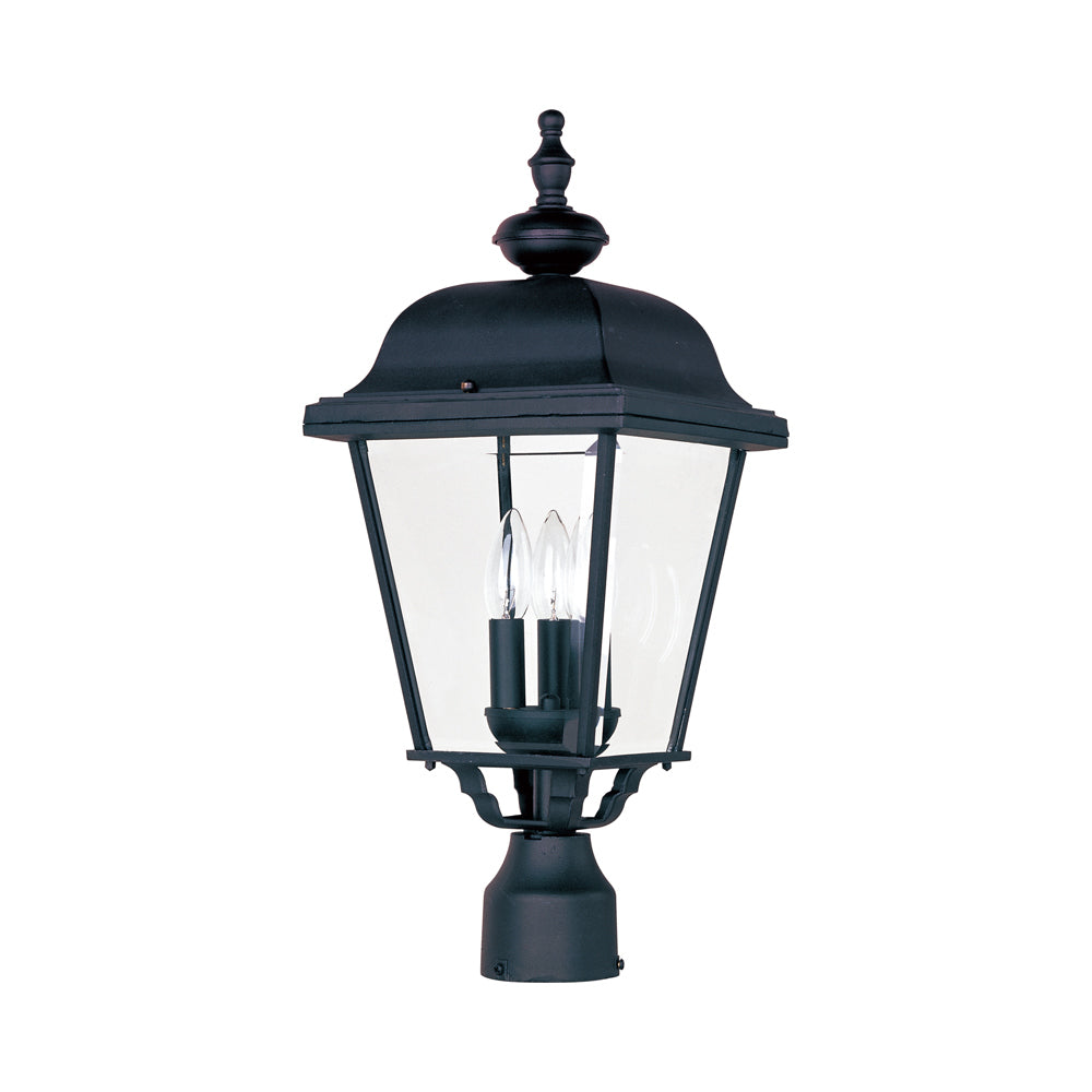 Builder Outdoor Post Light in Black (24-Inch).