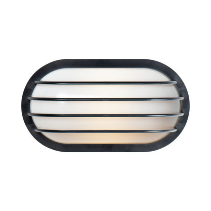 Bulwark Outdoor Wall Light in Black.