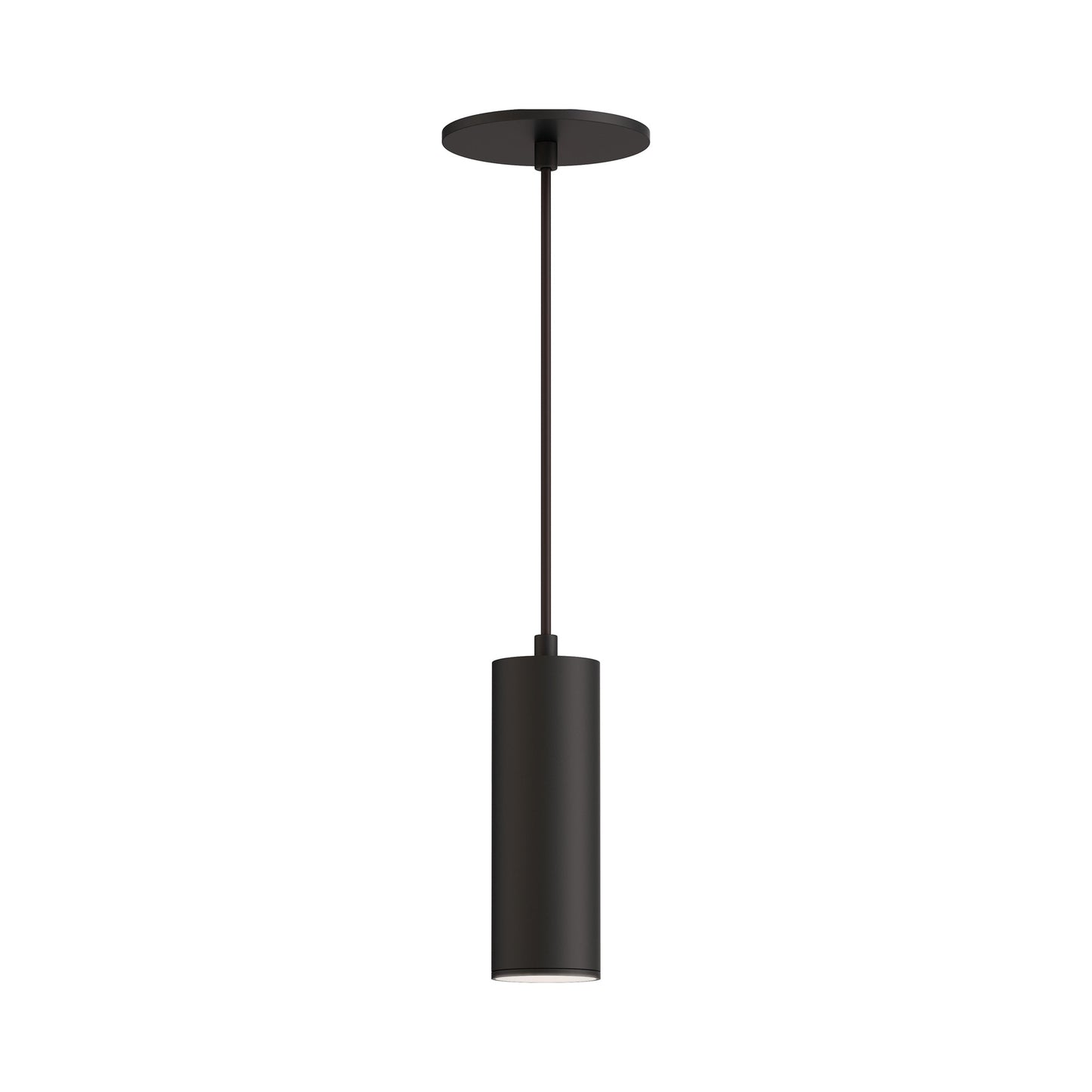 Calibro Outdoor LED Pendant Light in Architectural Bronze (7.5-Inch).