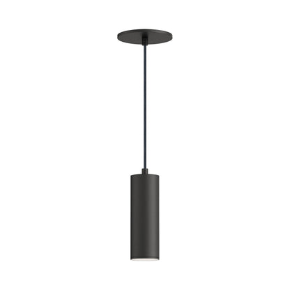 Calibro Outdoor LED Pendant Light in Black (7.5-Inch).