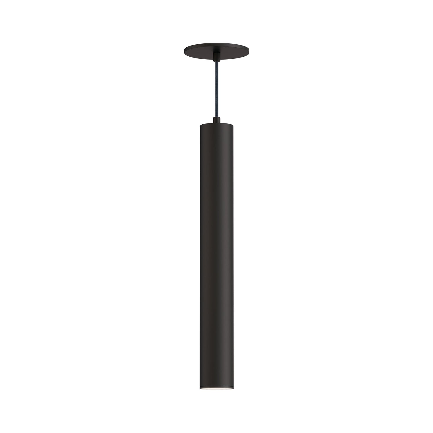 Calibro Outdoor LED Pendant Light in Architectural Bronze (20-Inch).